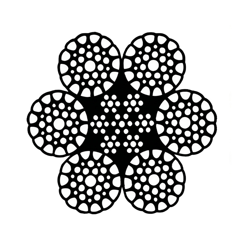 6×36 Ferro Wire Funis ISO 2408 Classis - Ultra-Flectibilis Multi Construction Funis