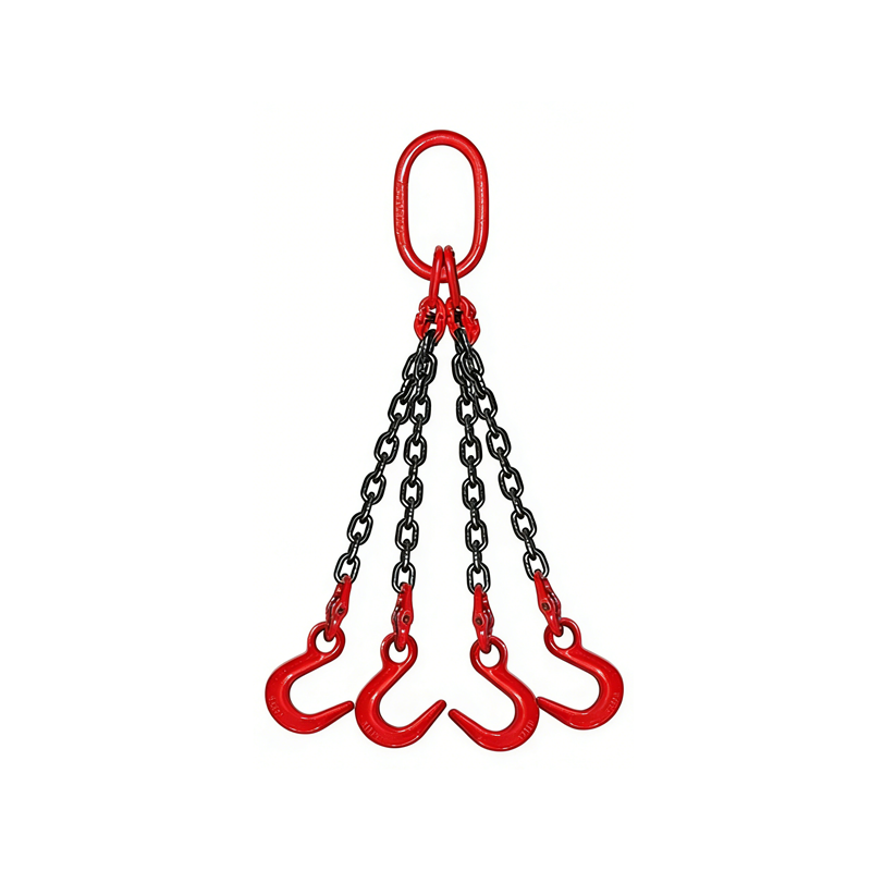 Leg vinculum funda cum Forged Open Hooks (QOF)